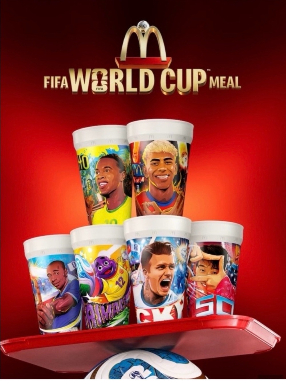 McDonald's FIFA World Cup Collectible Cups - Canadian Captain Alphonso Davies